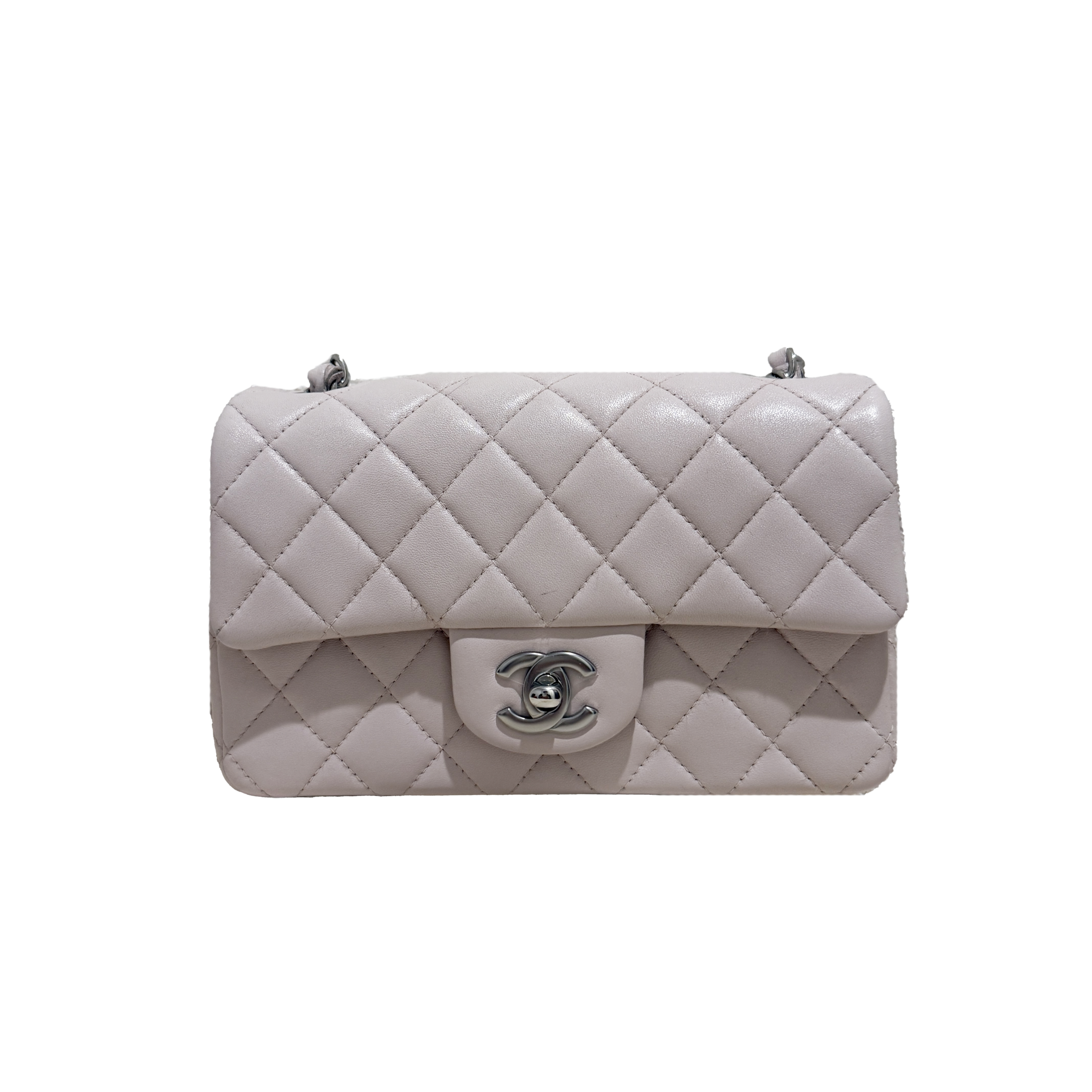 シャネル　ミニマトラッセ20　チェーンショルダーバッグ　ピンク　A69900