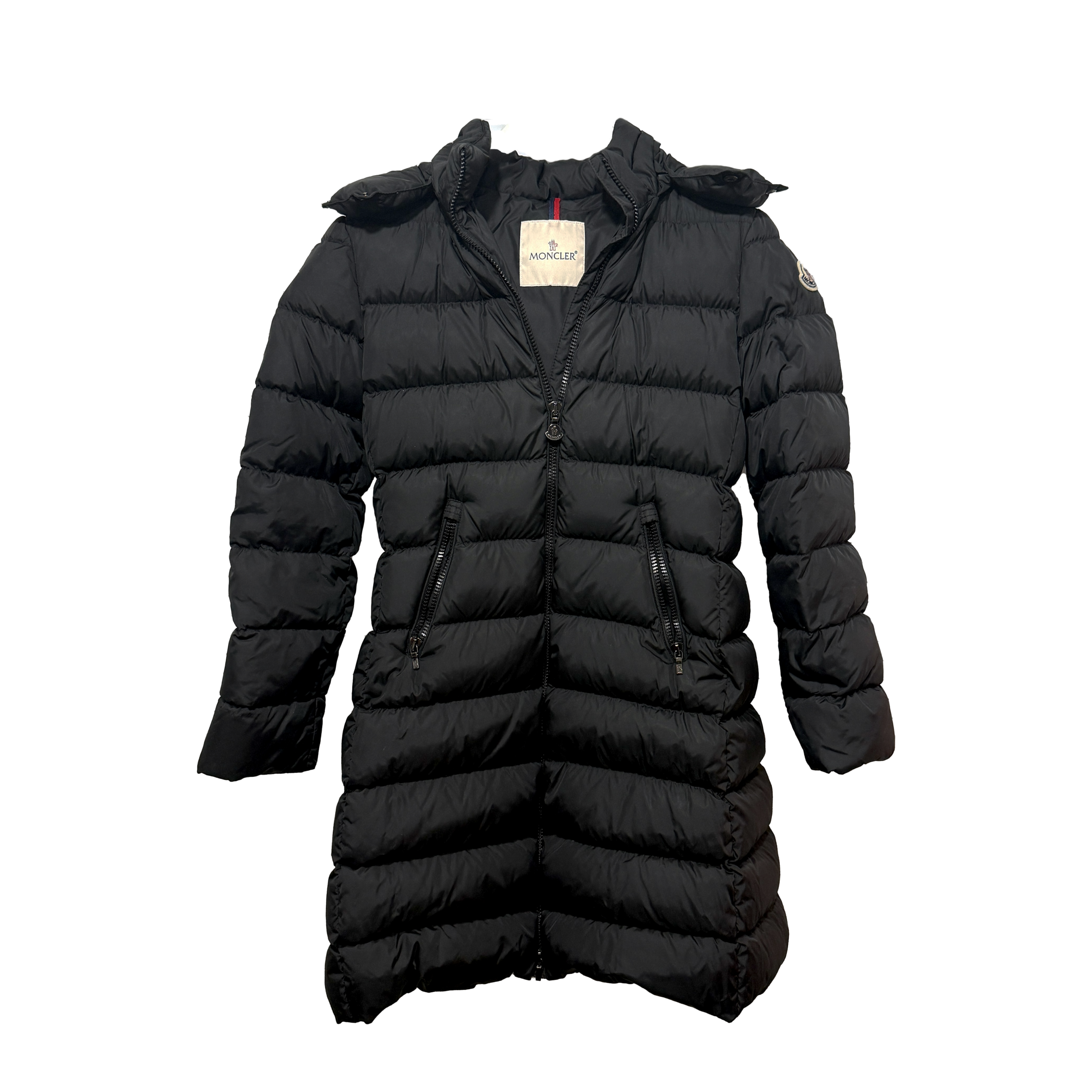 モンクレール　フラメッテ ダウンコート　黒