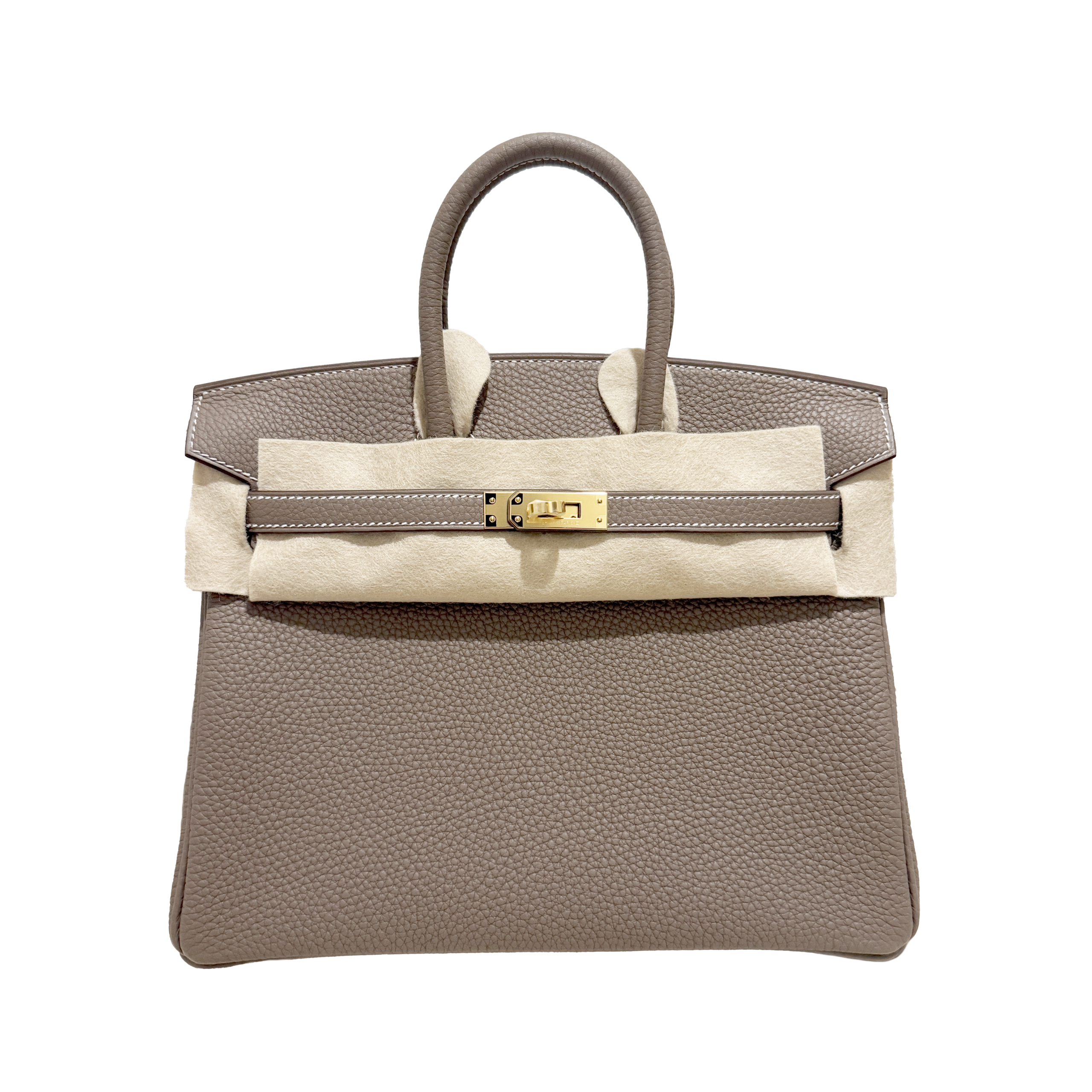 エルメス　バーキン25　エトゥープ　エプソン　内縫い　G金具