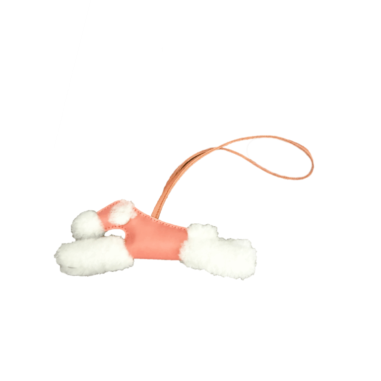 エルメス　バディチャーム　ピンク系