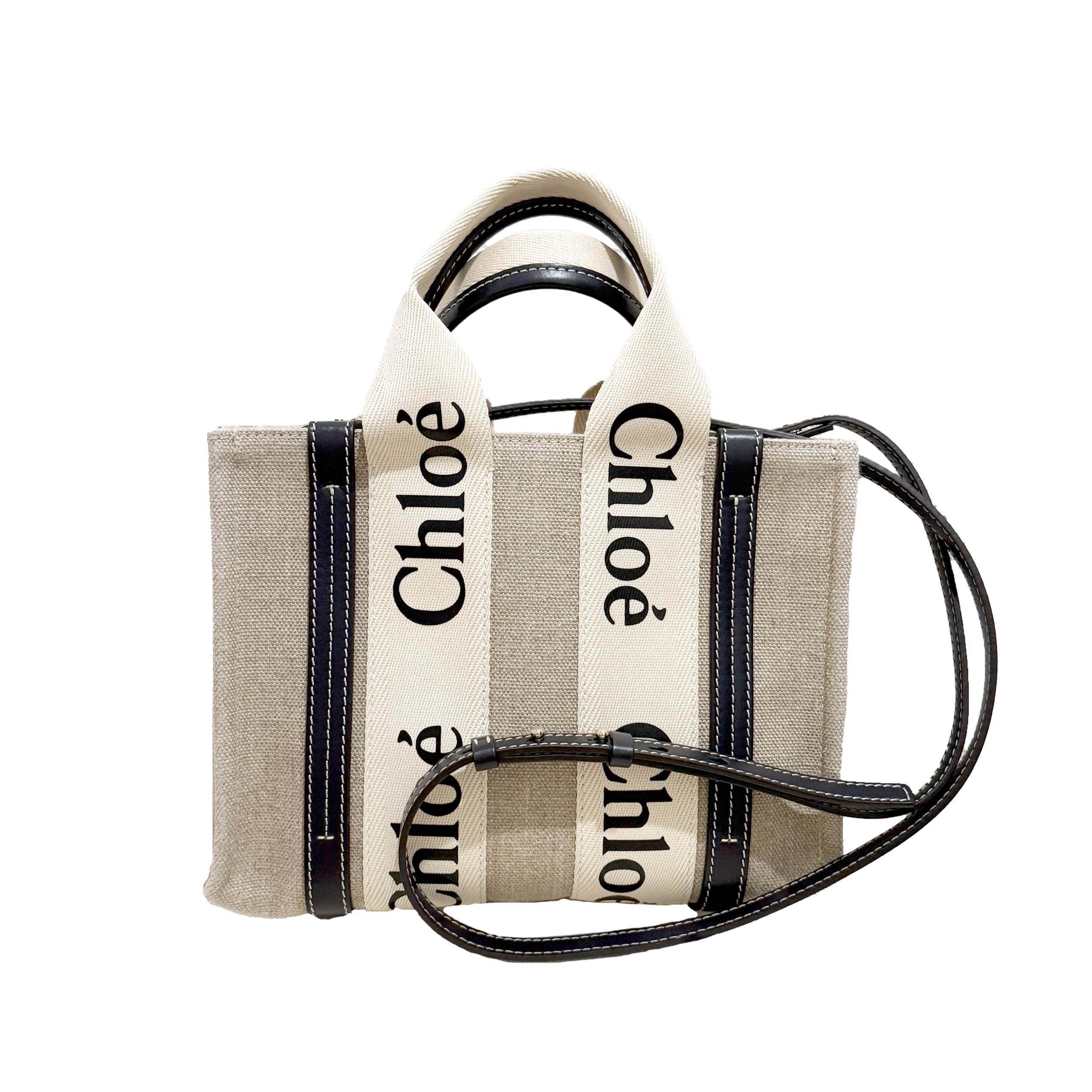 クロエ　2WAYトートバッグ　ウッディ　スモール