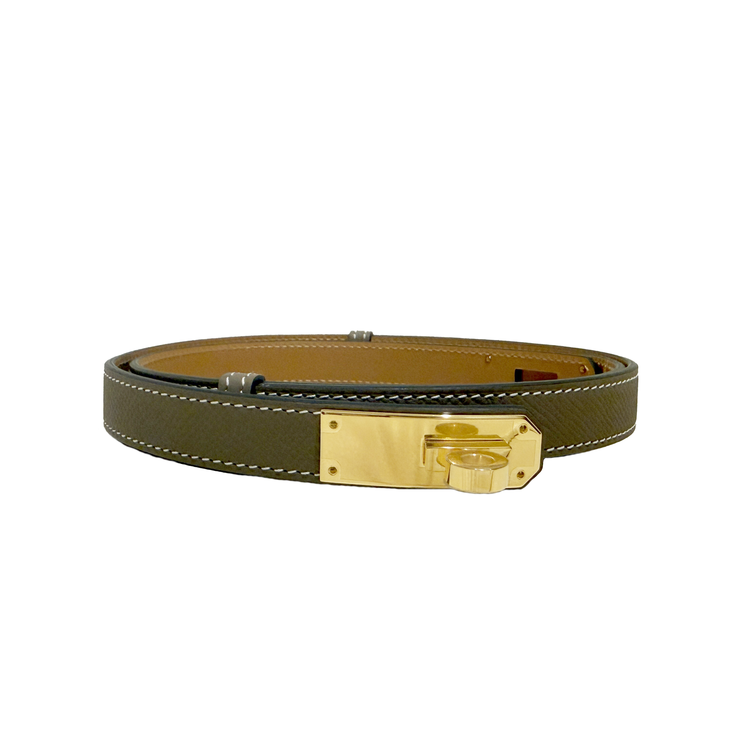 エルメス　ケリーベルト18　エプソン　ゴールド金具